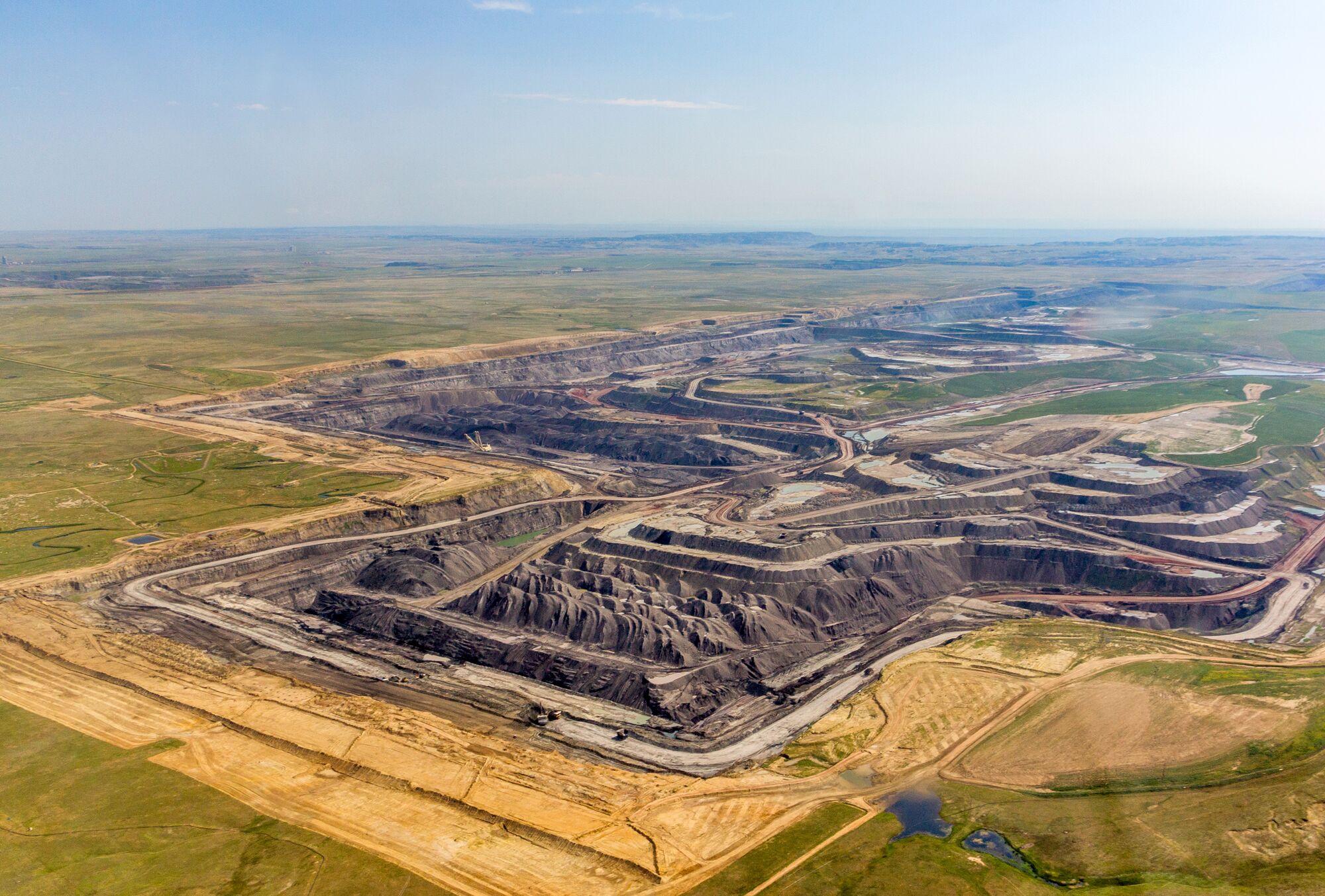 North Antelope Rochelle Mine in Wyoming’s Powder River Basin. (EcoFlight)