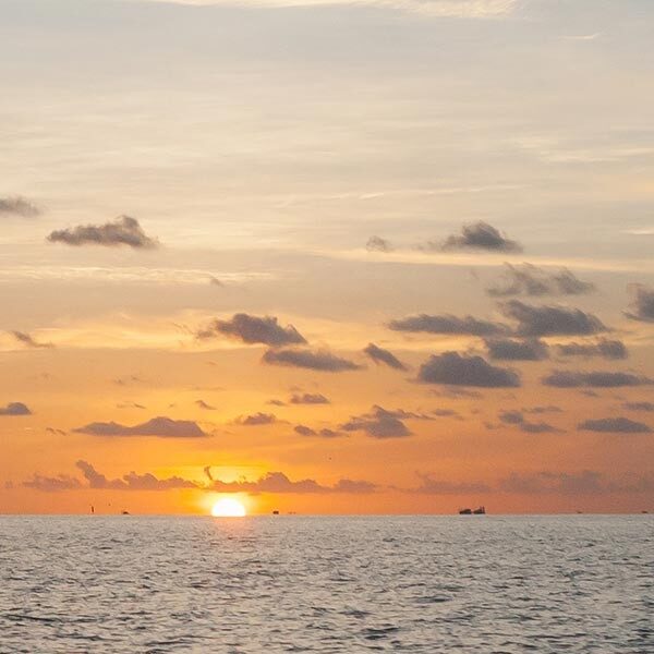 gulf-sunset-600 Sunset on the Gulf of Mexico.