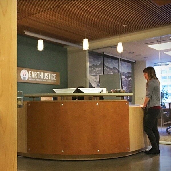 SF-reception-800 The reception area at Earthjustice's San Francisco office.