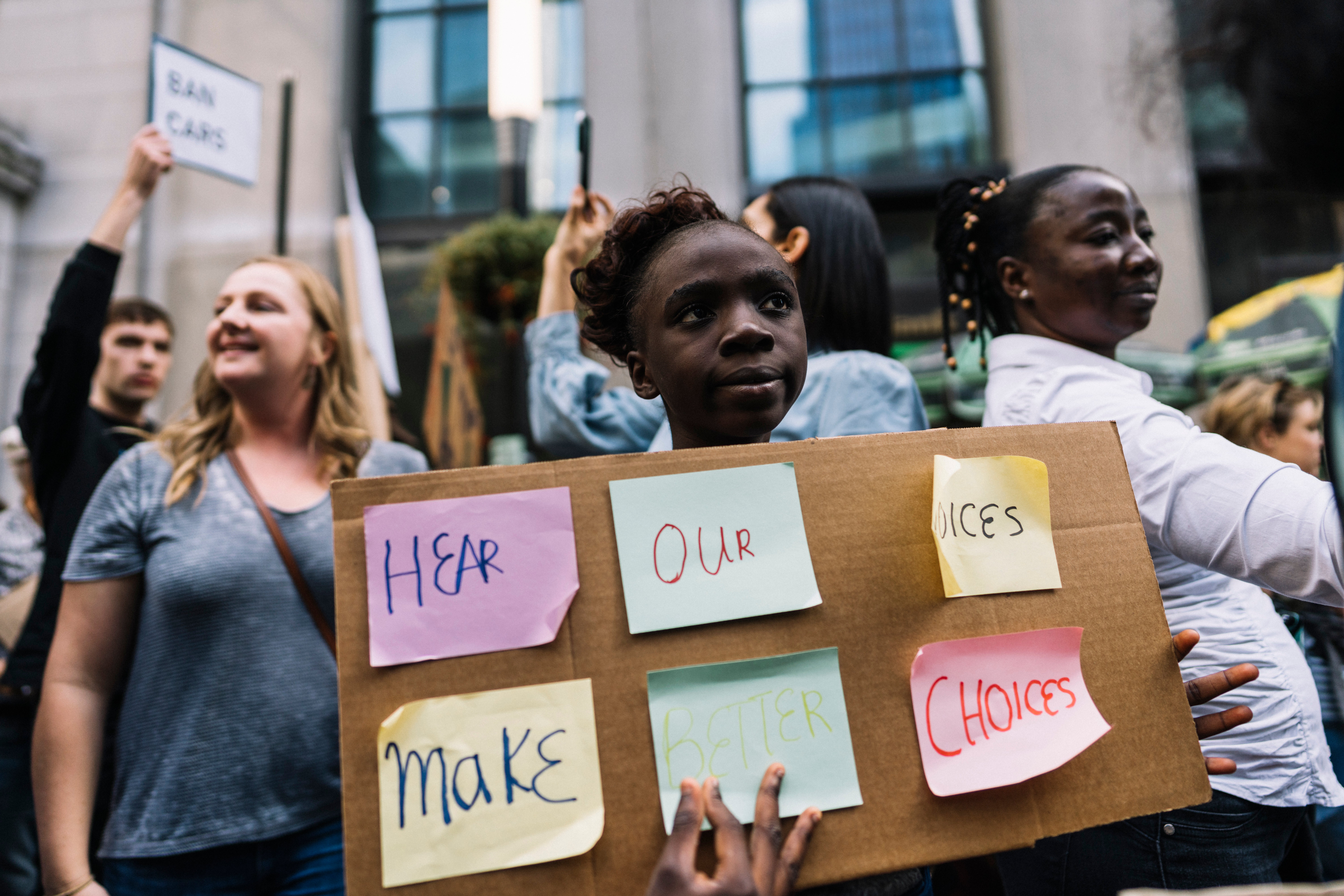 Deborah Adegbile lives in Lagos, Nigeria, where extreme flooding has made it difficult for her to get to school. She is one of 16 youths who brought a UN petition calling for immediate climate action.