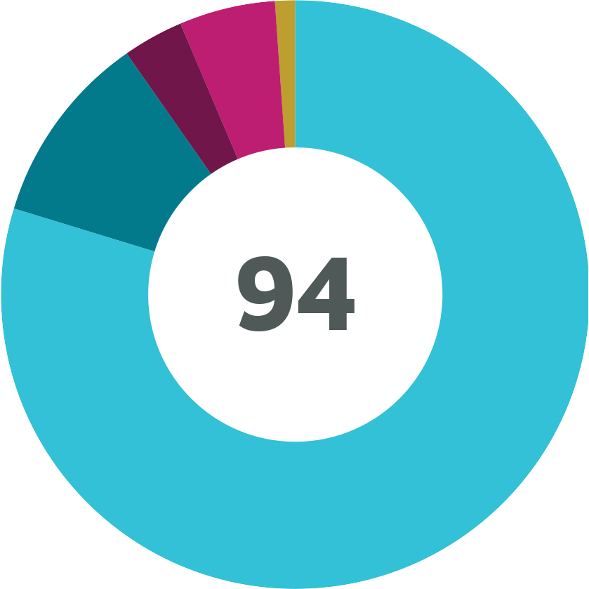 Demographic data for senior attorneys at Earthjustice, as of Jan. 1, 2023.